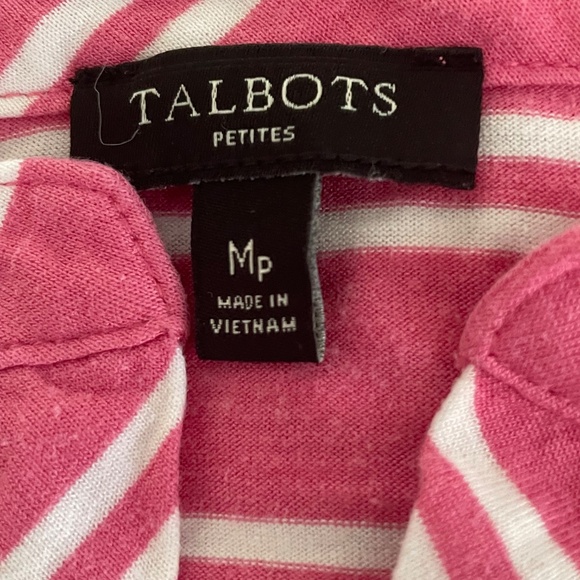 Talbots Petite 3/4 sleeve top - Picture 2 of 5